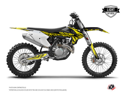 KTM 450 SXF Dirt Bike Eraser Fluo Graphic Kit Yellow LIGHT - Light versie