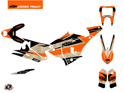 KTM 450 Rally Dirtbike Eskap Graphic Kit Orange Sand