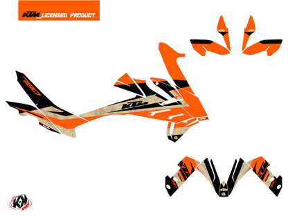 KTM 790 Adventure Street Bike Eskap Grafikkit Orange Sand