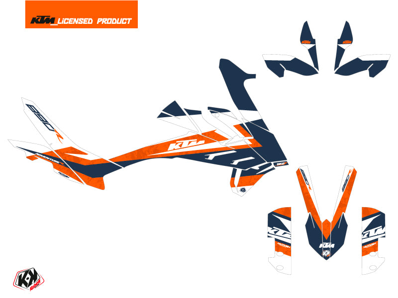 KTM 890 Adventure R Street Bike Eskap Graphic Kit Blue Orange