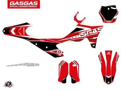 GASGAS MC 125 Dirt Bike Flash Graphic Kit Black