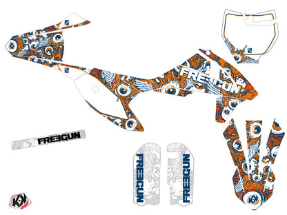 KTM 50 SX Dirt Bike Freegun Eyed Grafikkit Orange