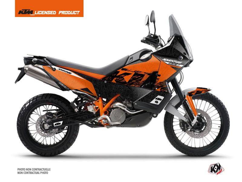 KTM 990 Adventure Street Bike Gear Graphic Kit Orange –