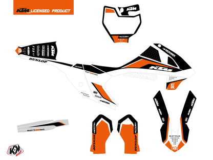 KTM 65 SX Dirt Bike Genesis Grafikkit Schwarz