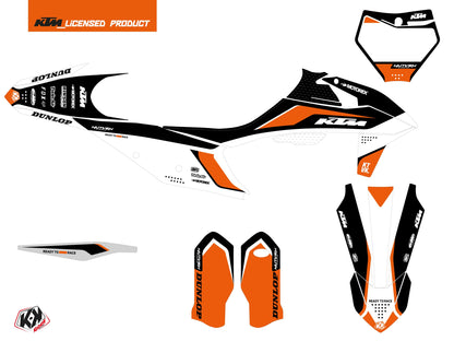 KTM 350 SXF Dirt Bike Genesis Graphic Kit Black