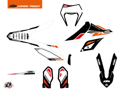 KTM 250 FREERIDE Dirt Bike Global Grafik-Kit Schwarz