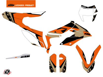 KTM 350 FREERIDE Dirt Bike Gravity Grafik-Kit Orange Sand