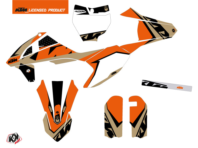 KTM 50 SX Dirt Bike Gravity Graphic Kit Orange Sand