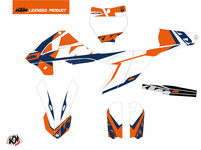 KTM 65 SX Dirt Bike Gravity Graphic Kit Blue