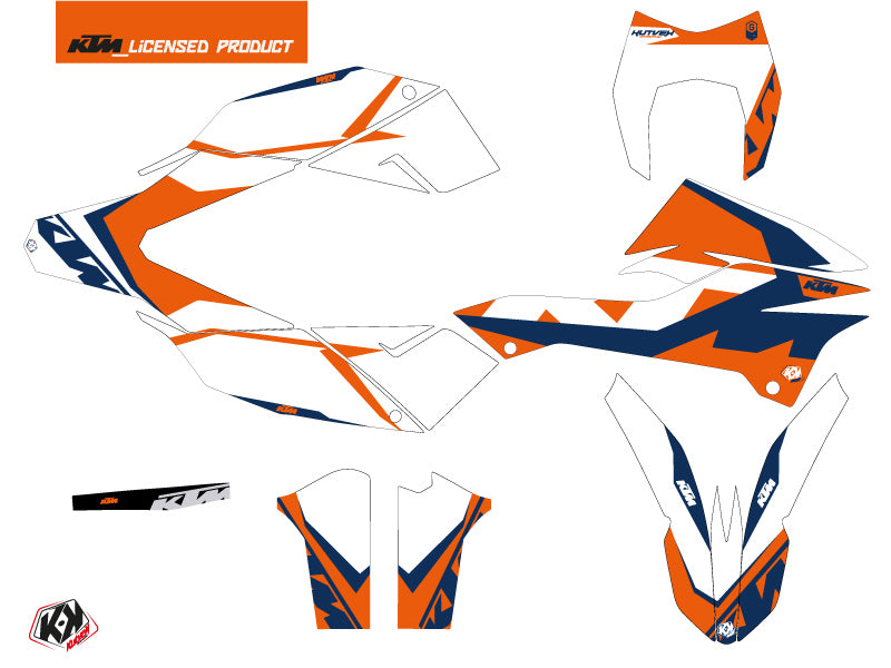 KTM 690 ENDURO R Dirt Bike Gravity Graphic Kit Blue