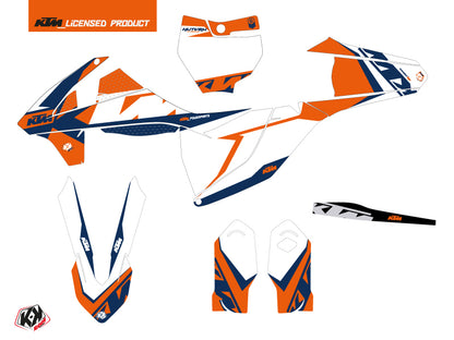 KTM 85 SX Dirt Bike Gravity Graphic Kit Blue