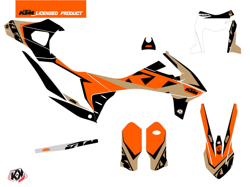 KTM 690 ENDURO R Dirt Bike Gravity Graphic Kit Orange Sand
