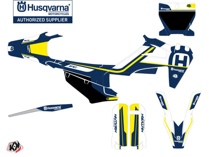 Husqvarna FC 250 Dirt Bike Heritage Graphic Kit Blue White