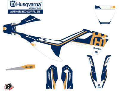 Husqvarna TC 85 Dirt Bike Heritage Grafik-Kit Blau