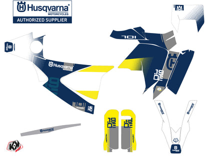 Husqvarna 701 Enduro LR Dirt Bike Hero Graphic Kit Blue