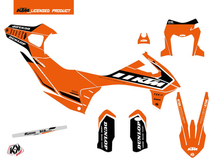 KTM 690 ENDURO R Dirt Bike Keystone Grafikkit Orange