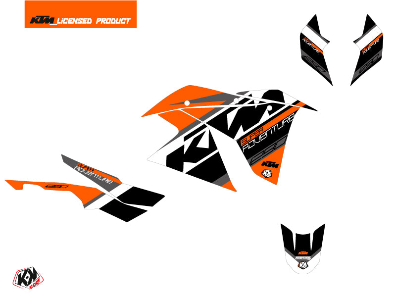KTM 1290 Super Adventure R Street Bike Kontrol Graphic Kit Orange