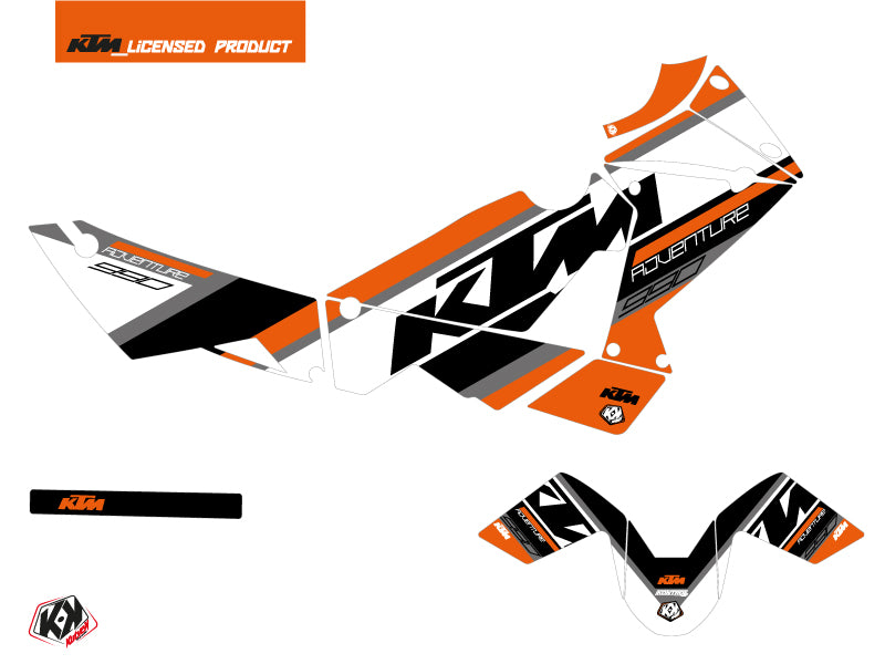 KTM 990 Adventure Street Bike Kontrol Graphic Kit Orange