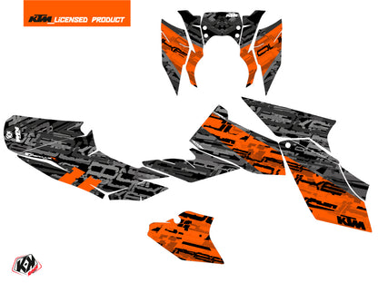 KTM Super Duke 990 R Street Bike Krav Grafikkit Orange Schwarz