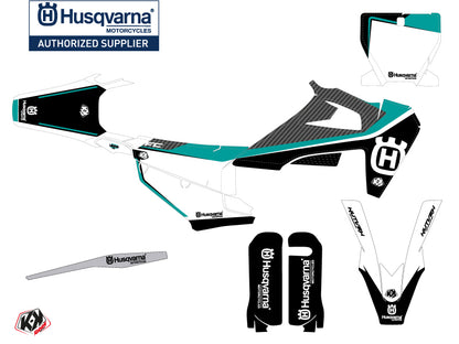 Husqvarna FC 350 Dirt Bike Legend Graphic Kit Turquoise