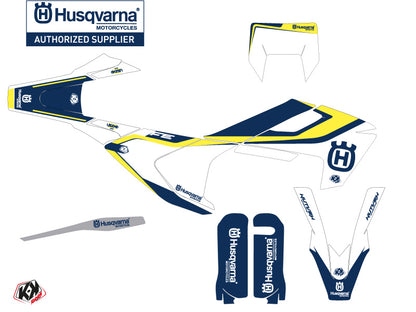 Husqvarna 250 FE Dirt Bike Legend Grafik-Kit Blau