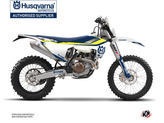 Husqvarna 450 FE Dirt Bike Legend Graphic Kit Blue