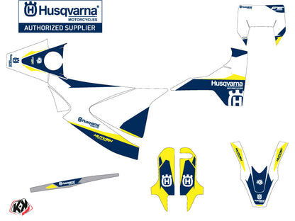 Husqvarna 701 Supermoto Dirt Bike Orbit Grafik-Kit Weiß
