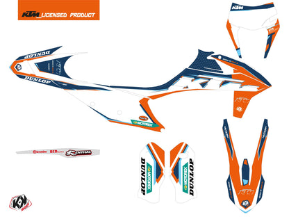 KTM EXC-EXCF Dirt Bike Origin-K22 Grafikkit Blau