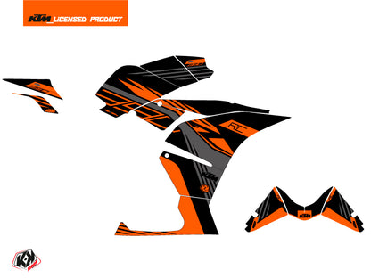 KTM 390 RC Street Bike Perform Grafikkit Schwarz Orange