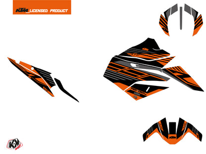 KTM Duke 890 R Street Bike Perform Graphic Kit Black Orange
