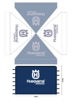 Tent Side Wall 3 x 3 m