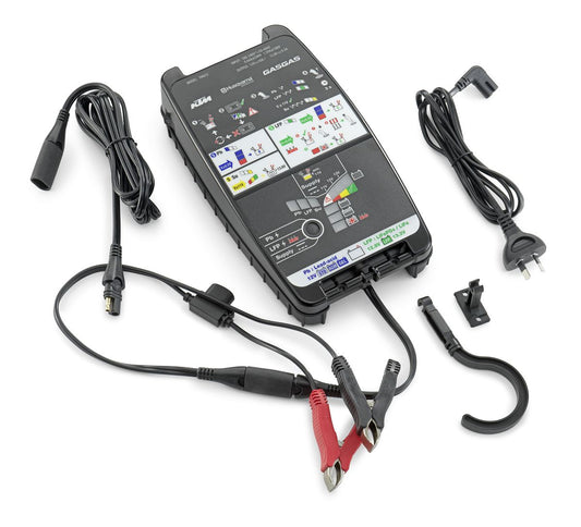 Battery charging and testing unit