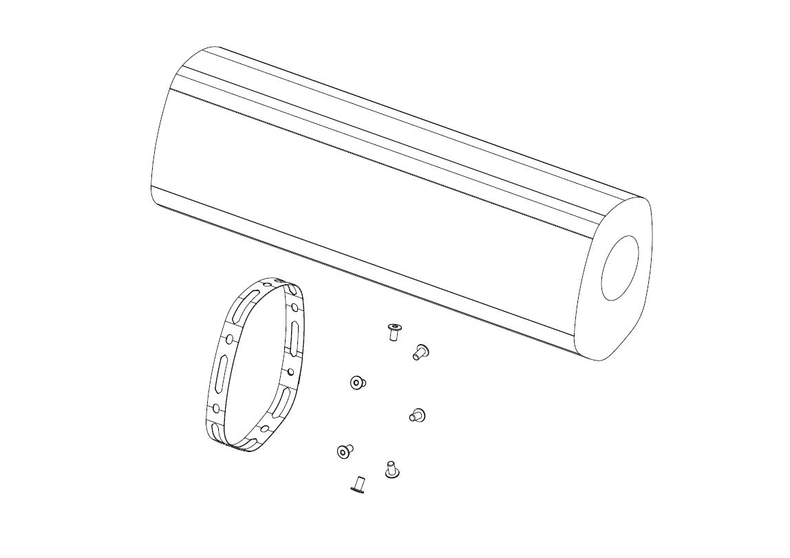 Pre-silencer rock wool kit 