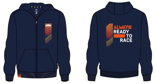 KIDS RACING ZIP HOODIE - Size: 104/3-4Y