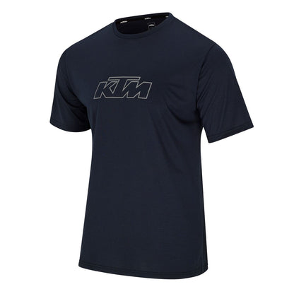 ESSENTIAL T-SHIRT DARK BLUE - Size: XS