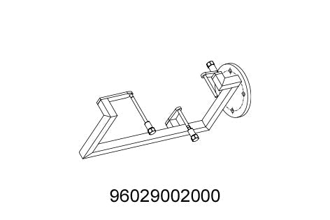 Engine bracket for engine assembly stand