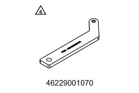 Holder for the engine work stand