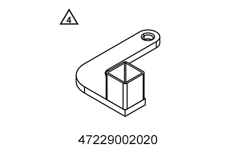 Holder for the engine work stand
