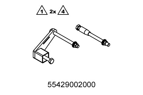 Holder and fitting for work stand