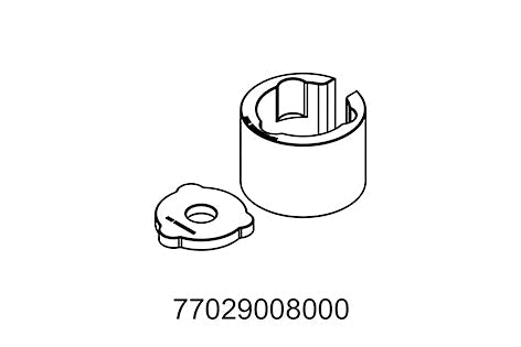 Insert for crankshaft pressing tool