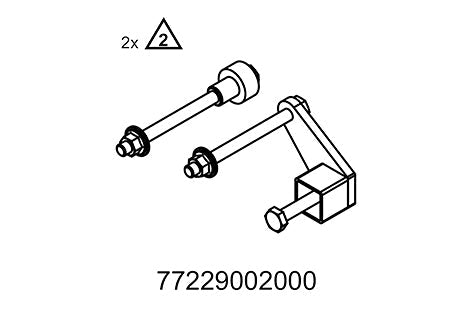 Holder and fitting for work stand
