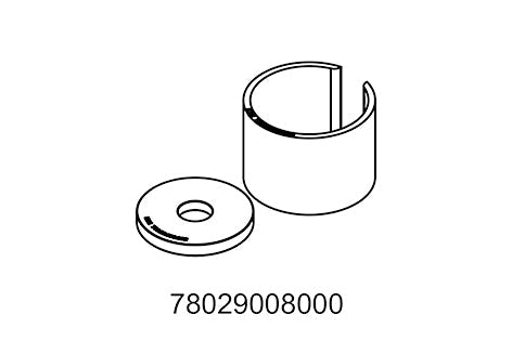 Insert for crankshaft pressing tool