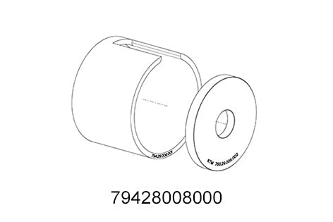 Insert for crankshaft pressing tool