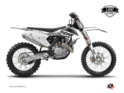 KTM 450 SXF Dirt Bike Predator Graphic Kit White LIGHT - Light versie