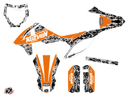KTM 50 SX Dirt Bike Predator Grafikkit Orange