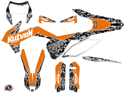 KTM EXC-EXCF Dirt Bike Predator Graphic Kit Orange