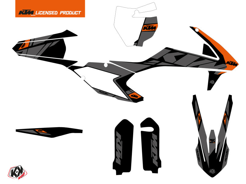 KTM 250 SX Dirt Bike Reflex Graphic Kit Black