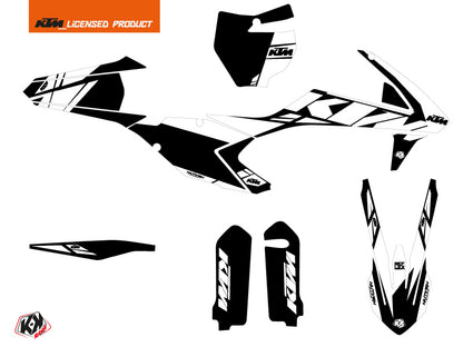 KTM 250 SXF Dirt Bike Reflex Grafikkit Weiß