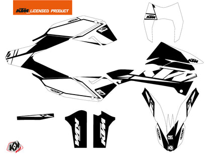KTM 690 ENDURO R Dirt Bike Reflex Grafikkit Weiß