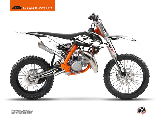 KTM 85 SX Dirt Bike Reflex Graphic Kit White